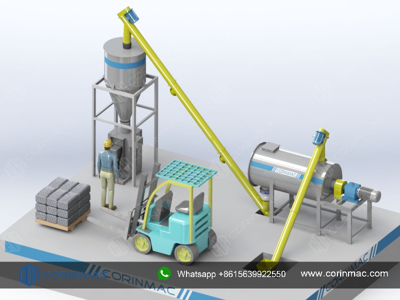 Мини-завод для производства сухих смесей CRM1