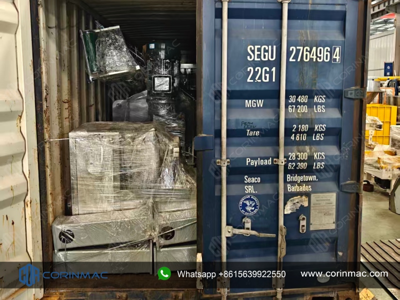 Линия по производству сухих строительных смесей производительностью 3-5 тонн в час отправлена ​​во Вьетнам