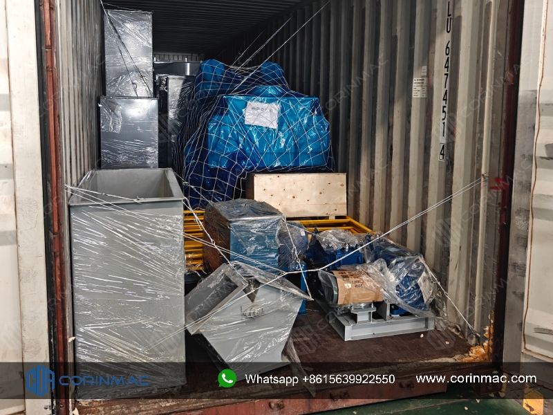 Оборудование для производства сухих строительных смесей отправлено в Казахстан