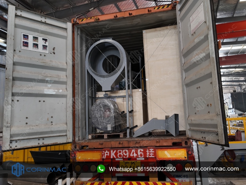 Линия по сушке песка производительностью 5 тонн в час успешно отгружена в Беларусь.