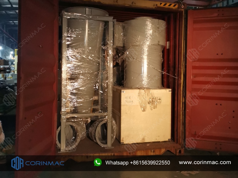 Линия по производству сухих строительных растворов производительностью 5 тонн в час была отправлена ​​в Конго.