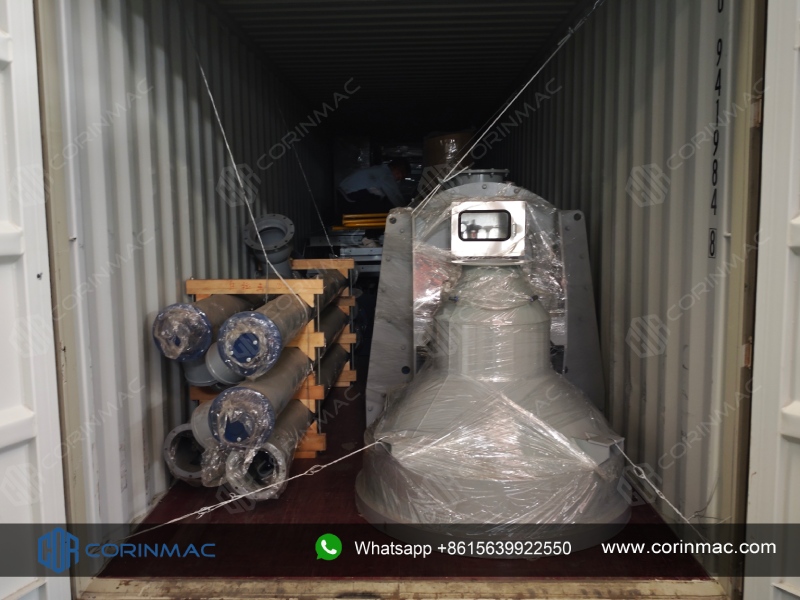 Линия по производству сухих строительных растворов производительностью 5-8 тонн в час была отправлена ​​в Уругвай.