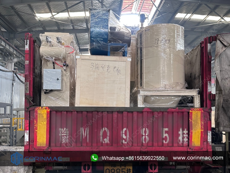 Линия по производству сухих строительных растворов CORINMAC успешно поставлена ​​в Узбекистан.