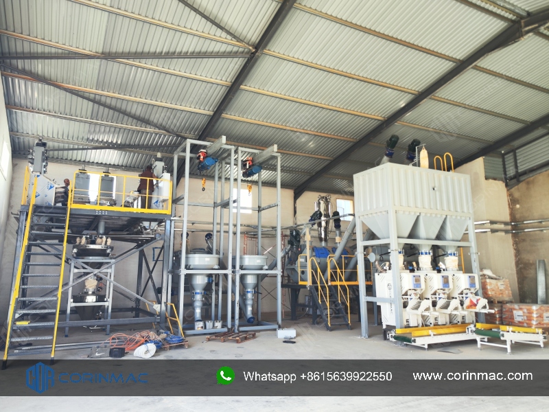 В Ливии успешно установлена ​​производственная линия по выпуску сухих строительных растворов CORINMAC.