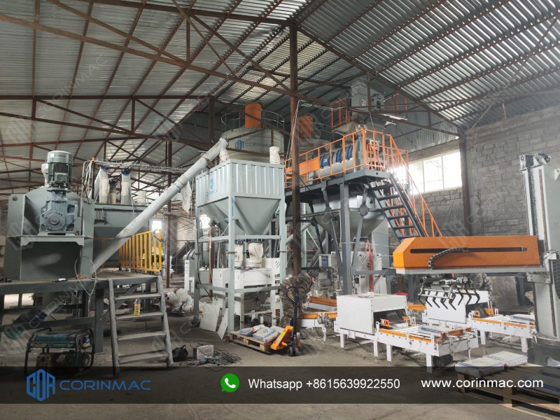 Проект по созданию линии по производству сухих строительных растворов CORINMAC в Казахстане успешно завершен.